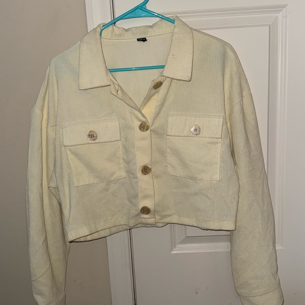 Cropped light weight jacket